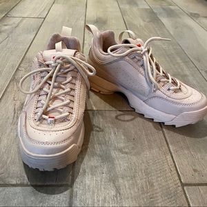 Rose Pink Fila Disruptor